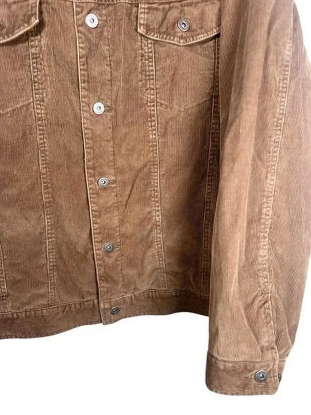 Daniel Cremieux Brown Corduroy Jacket - Men's Casual Trucker Coat